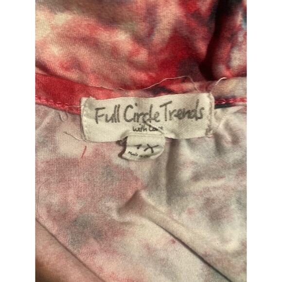 TIE-DYED Bodycon Dress - Full Circle Trends - 1X - Picture 7 of 7